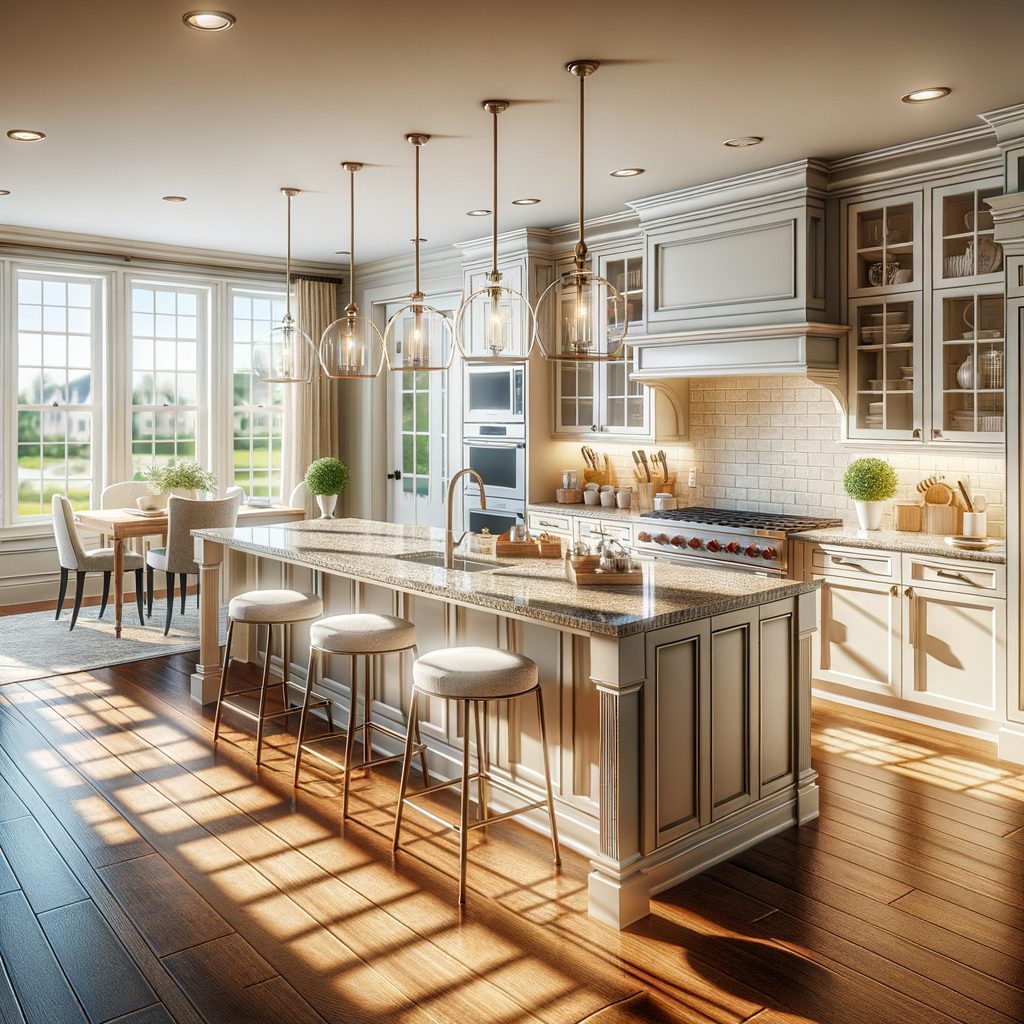 Professional kitchen remodeling project